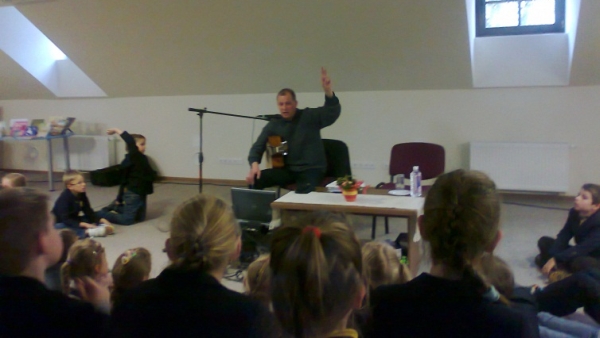 Susitikimas su rašytoju V. V. Landsbergiu Kėdainių M. Daukšos viešojoje bibliotekoje