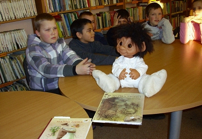 Metų knygos rinkimų renginį labai pagyvino Trolis