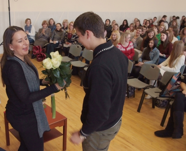 K. Sabaliauskaitė Anykščių Jono Biliūno gimnazijoje