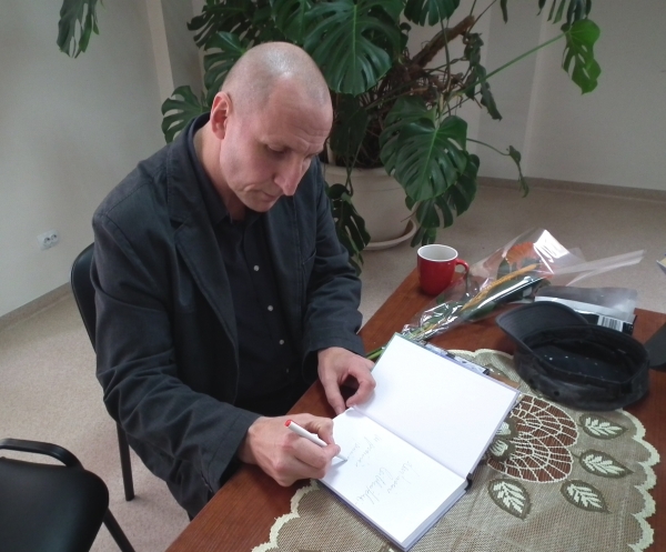 Susitikimas su S. Parulskiu Lentvario bibliotekoje