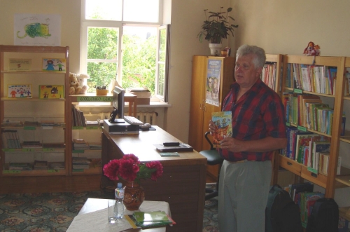 Vilkaviškio viešojoje bibliotekoje lankėsi rašytojas ir gamtininkas Selemonas Paltanavičius