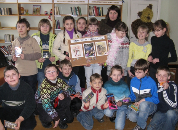 Jaunieji vabalninkiečiai rinko Metų knygą