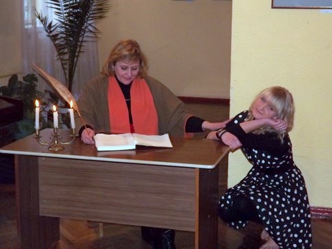 Knygų teatralizuotas pristatymas