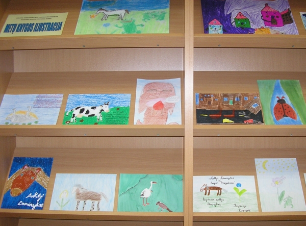 Surengta mokinių piešinių paroda