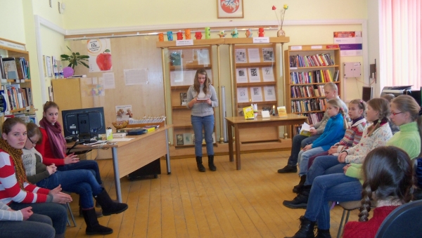 Akcijos pristatymas paaugliams