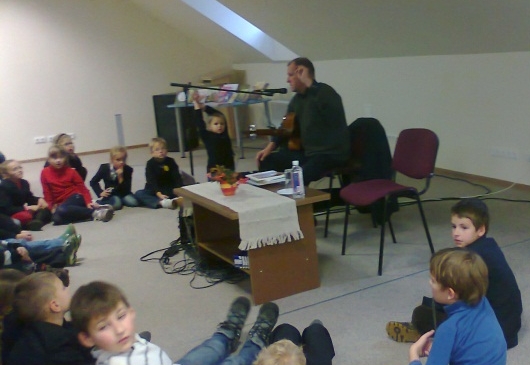 Susitikimas su rašytoju V. V. Landsbergiu Kėdainių M. Daukšos viešojoje bibliotekoje