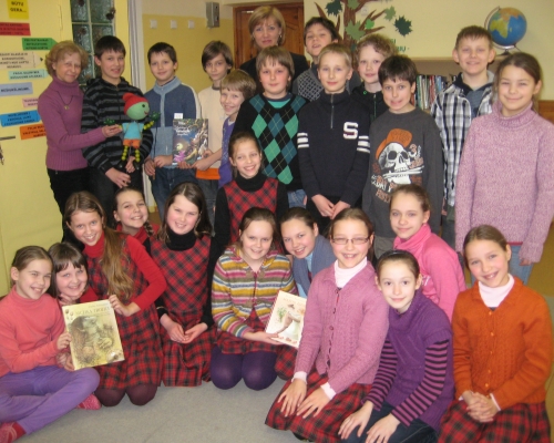 Knygų pristatymas vaikams padarė didelį įspūdį