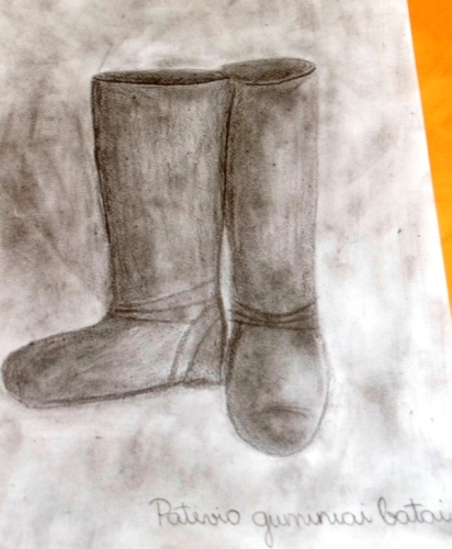 Iliustracija knygai 'Čia kažkas yra'