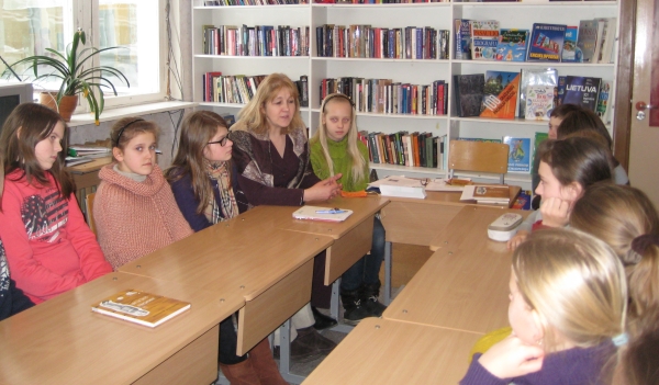 Diskusija apie paauglių knygas Žemynos progimnazijoje
