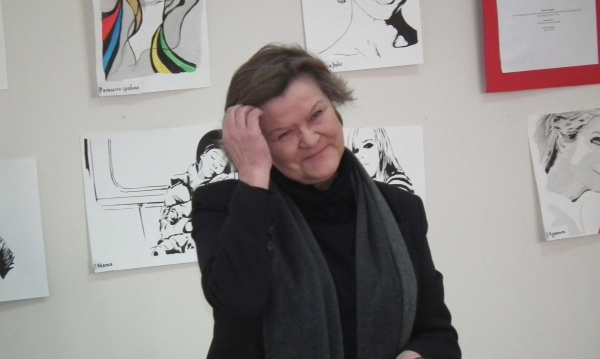 Rašytoja Kristina Gudonytė susitiko su lentvariečiais