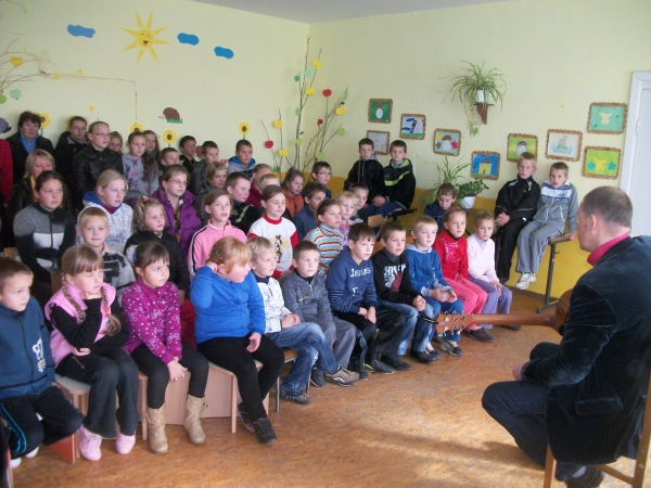 Susitikimas su rašytoju Vytautu V. Landsbergiu