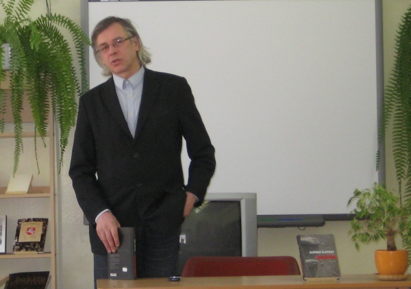 Susitikimas su rašytoju Alvydu Šlepiku