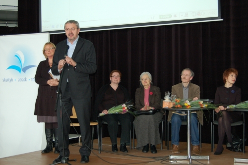 LRT generalinis direktorius Audrius Siaurusevičius pažadėjo visokeriopą paramą Metų knygos rinkimams ateity