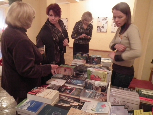 Renginio metu surengta Lietuvos Respublikos Prezidentės sumanyta akcija 'Knygų Kalėdos'