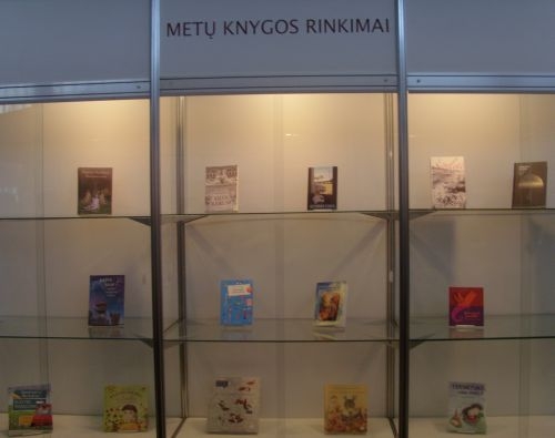 Akcijos knygų laureačių ekspozicija Vilniaus knygų mugėje. Nuotr. I. Mankevičienės