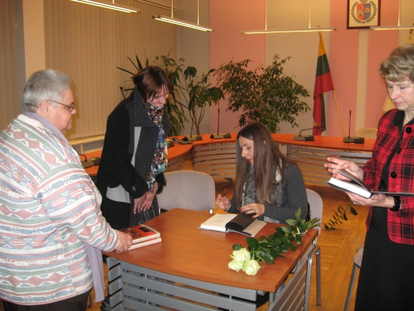 Susitikimas su rašytoja K. Sabaliauskaite