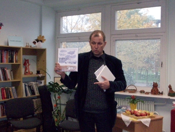 Susitikimas su rašytoju Vytautu V. Landsbergiu