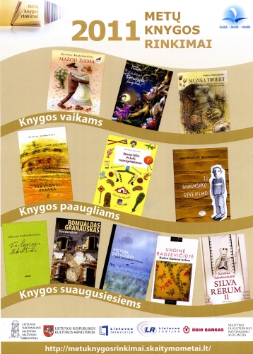 AKCIJOS METŲ KNYGOS RINKIMAI 2011 plakatas