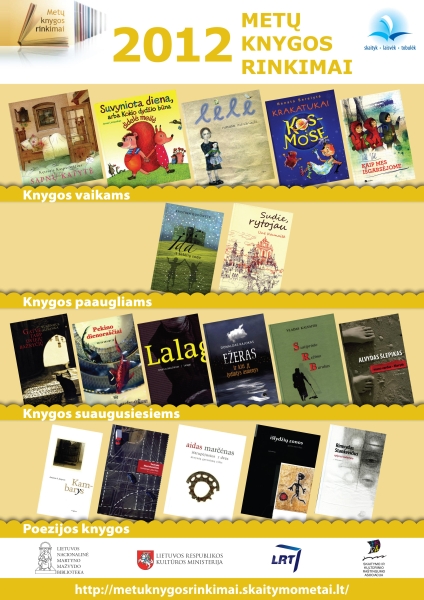 Akcijos „Metų knygos rinkimai 2012“ plakatas
