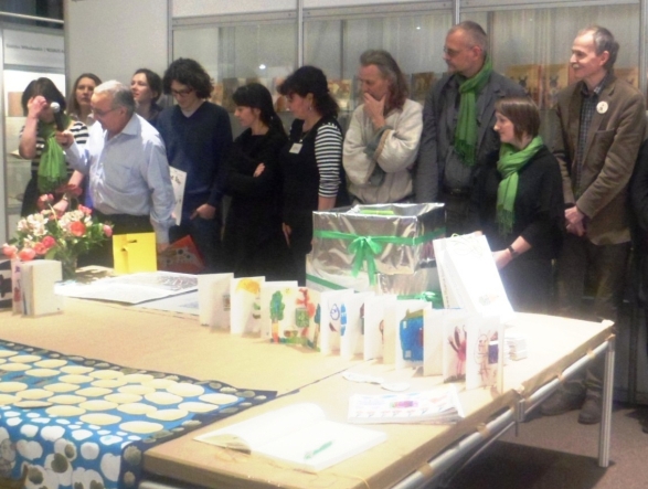 Čia pat buvo išsirikiavę visi darbštieji kūrybinių dirbtuvių vadovai